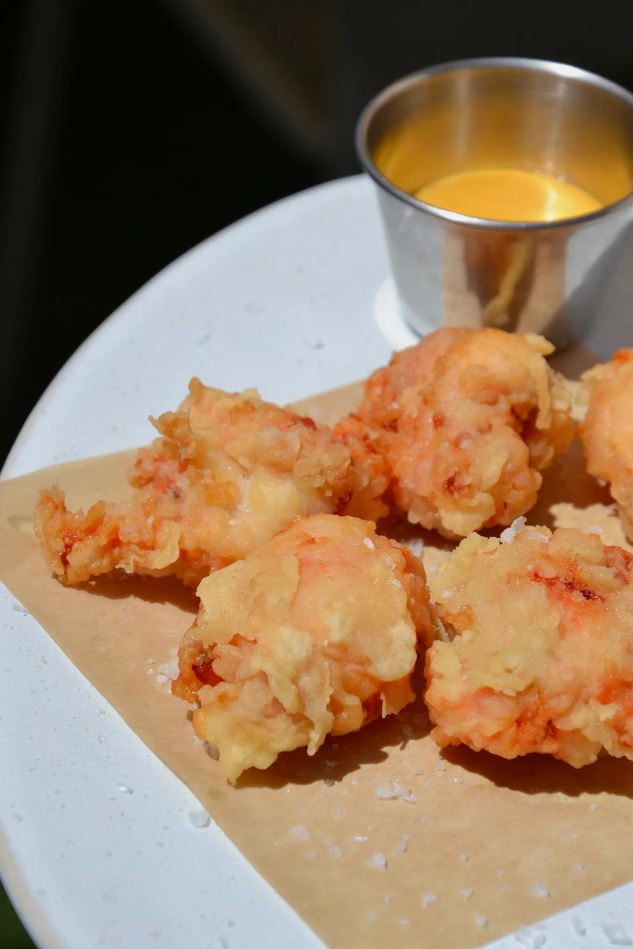 Il Circolino — polpette di gamberi fritte