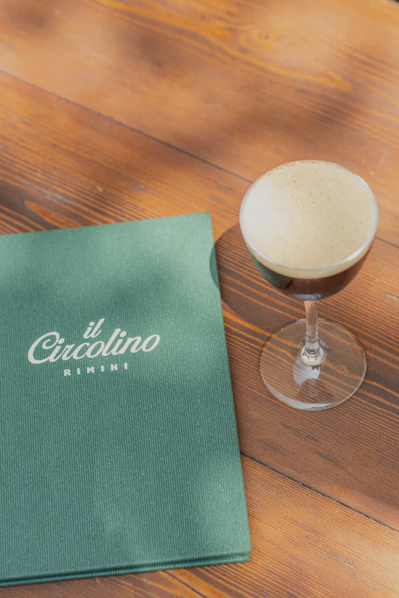 Il Circolino — cocktail espresso martini e menu